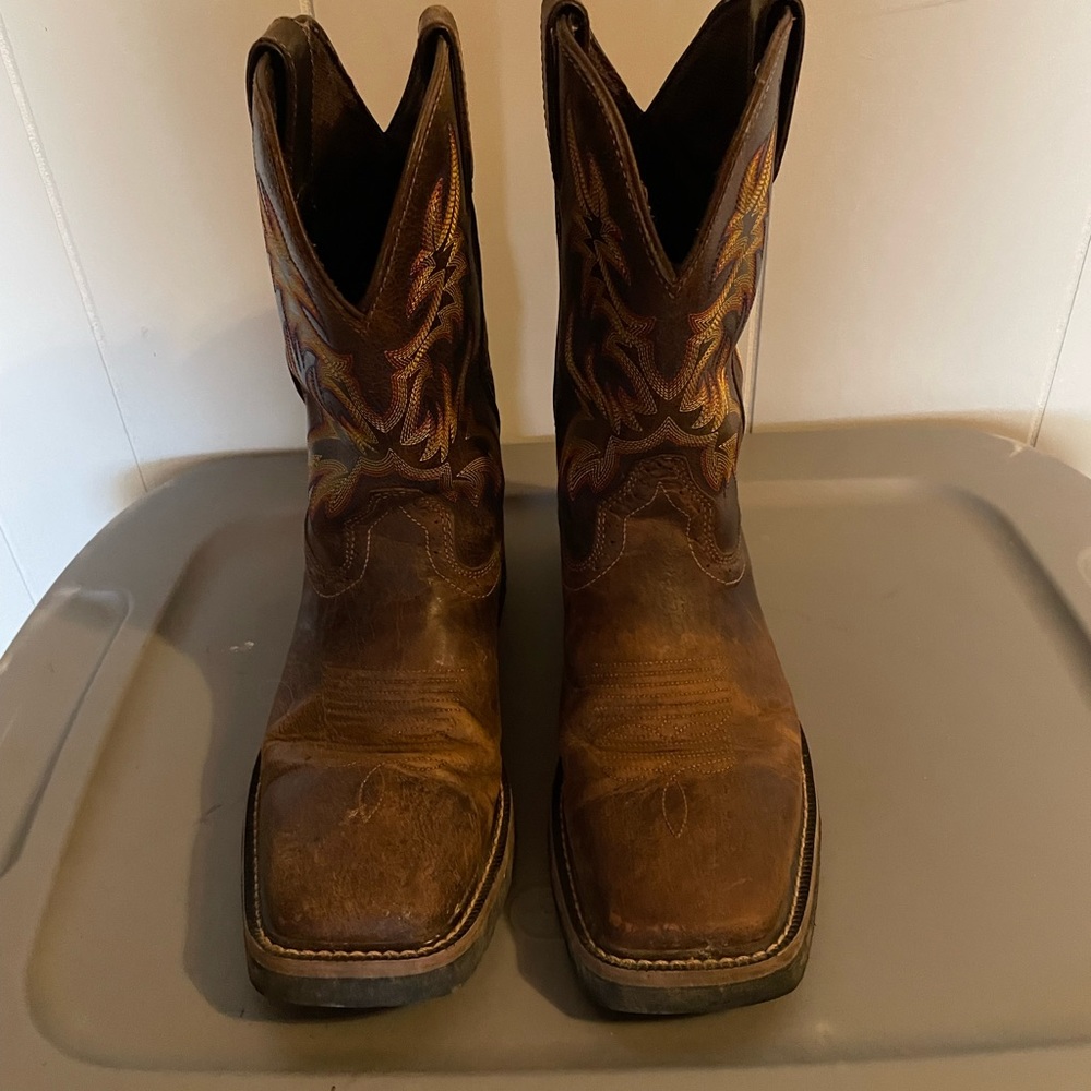 Justin Work Boots size 8D
